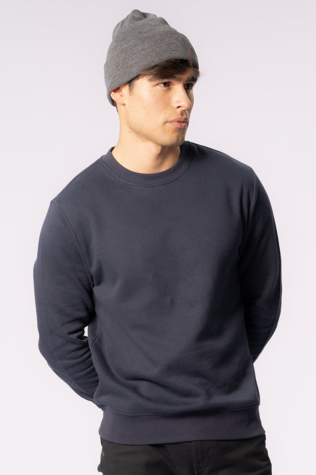 Gebreide muts - Grijs