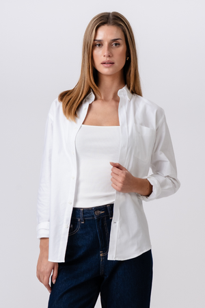 Vriendje Oxford -shirt - wit