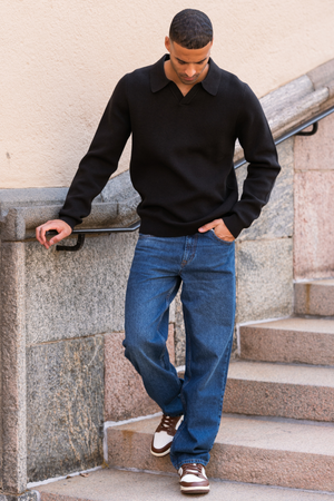 Samuel Polo Knit - Black