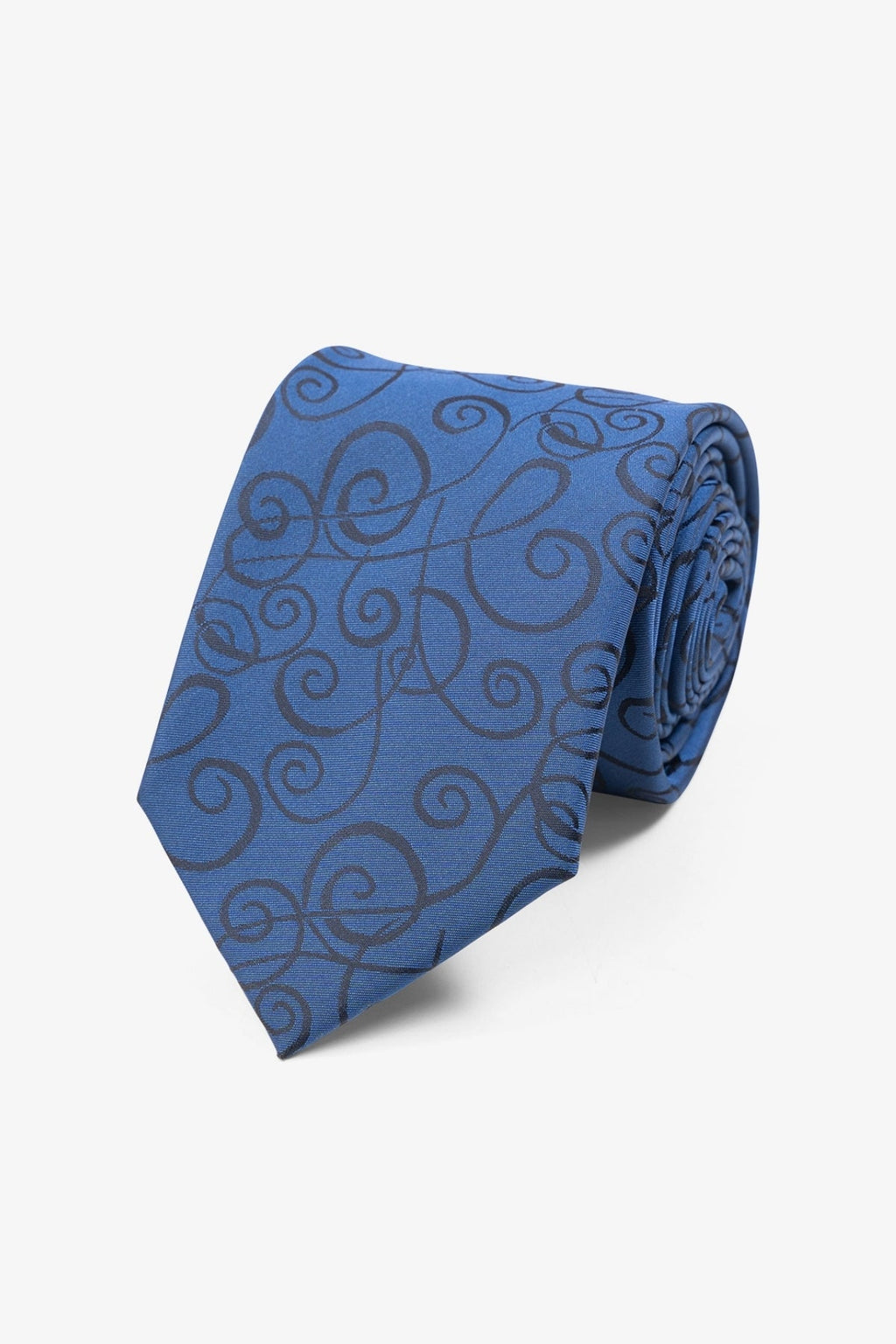 Tie - Navy / Black Pattern