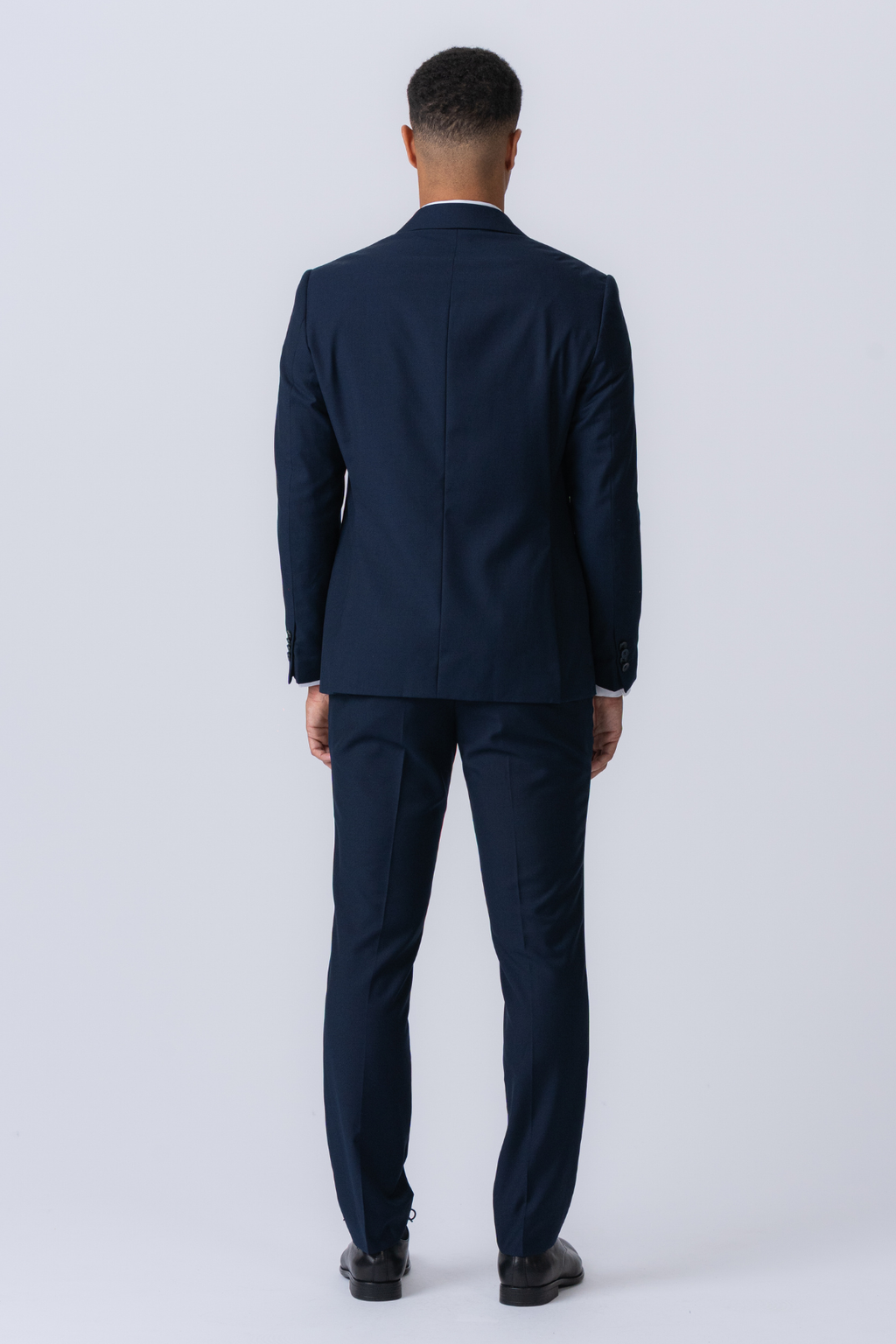 Premium Single-breasted Suit (Navy)