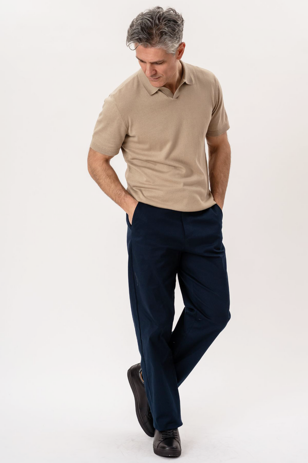 Chino Wide - Navy