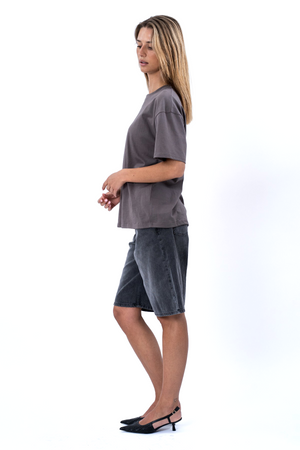 T-shirt Heavy Boxfit - Gris foncé