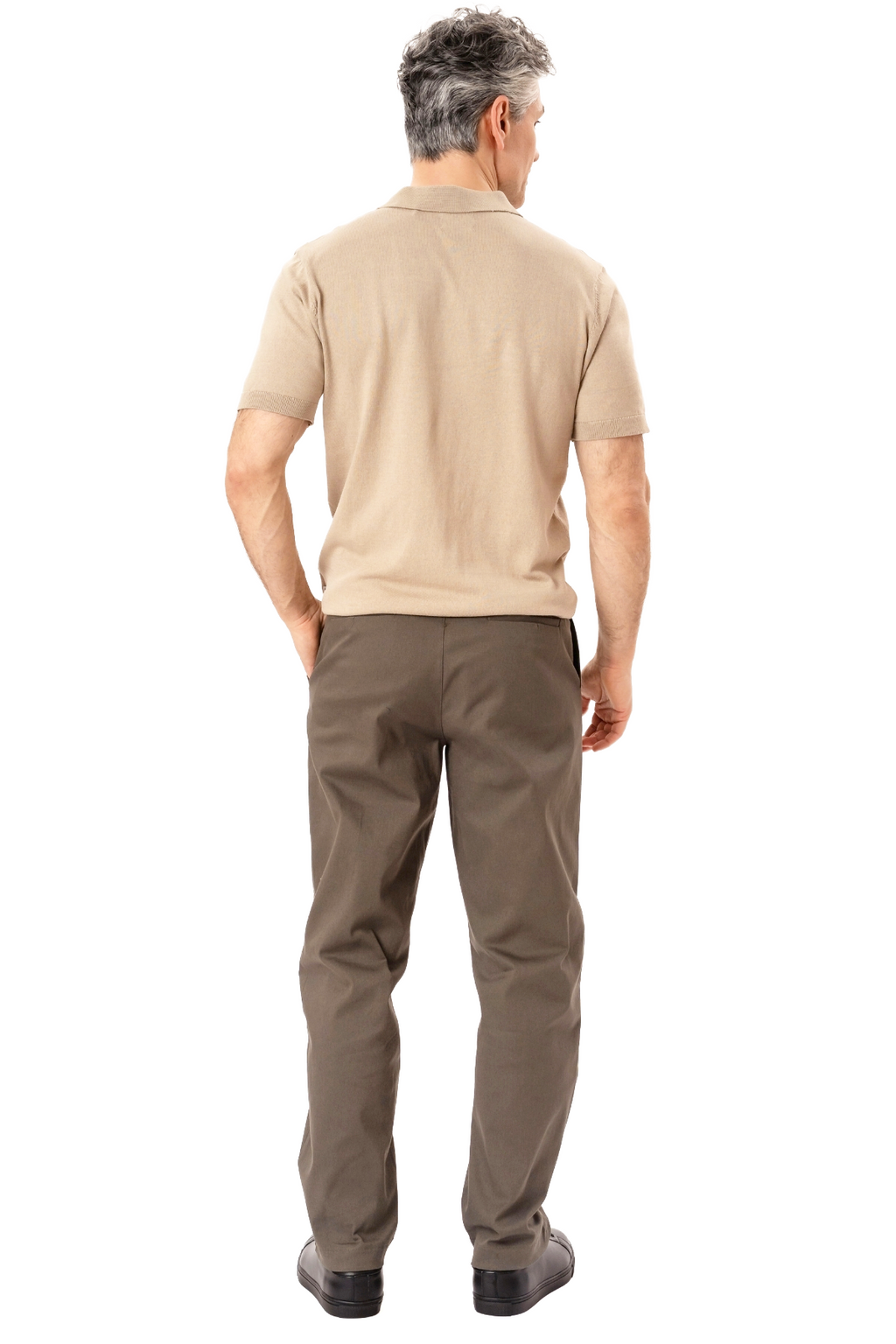Polo en tricot Nathan - Sable