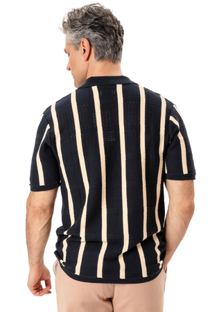 Polo en tricot Darin - Marine