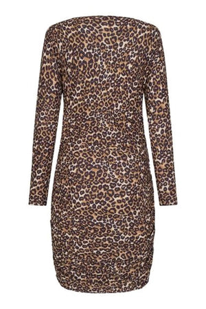 Robe alma à manches longues - Leopard