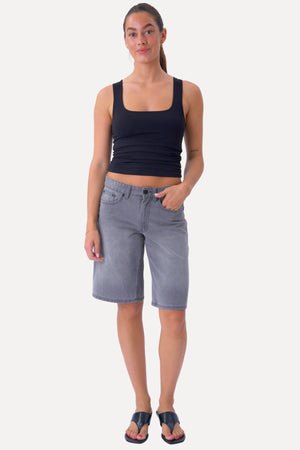 Jean Shorts - Gris