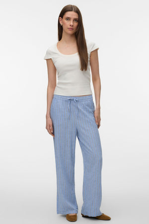 Linn Pants - Korenbloemblauw/LIVA-marineblauw