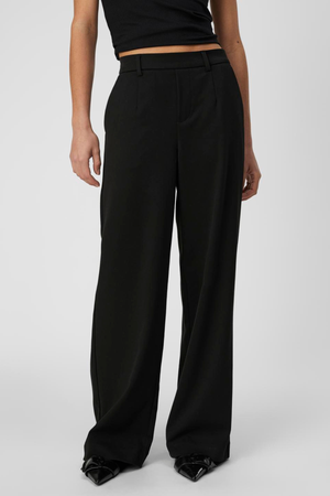 Pantalon large lisa - noir