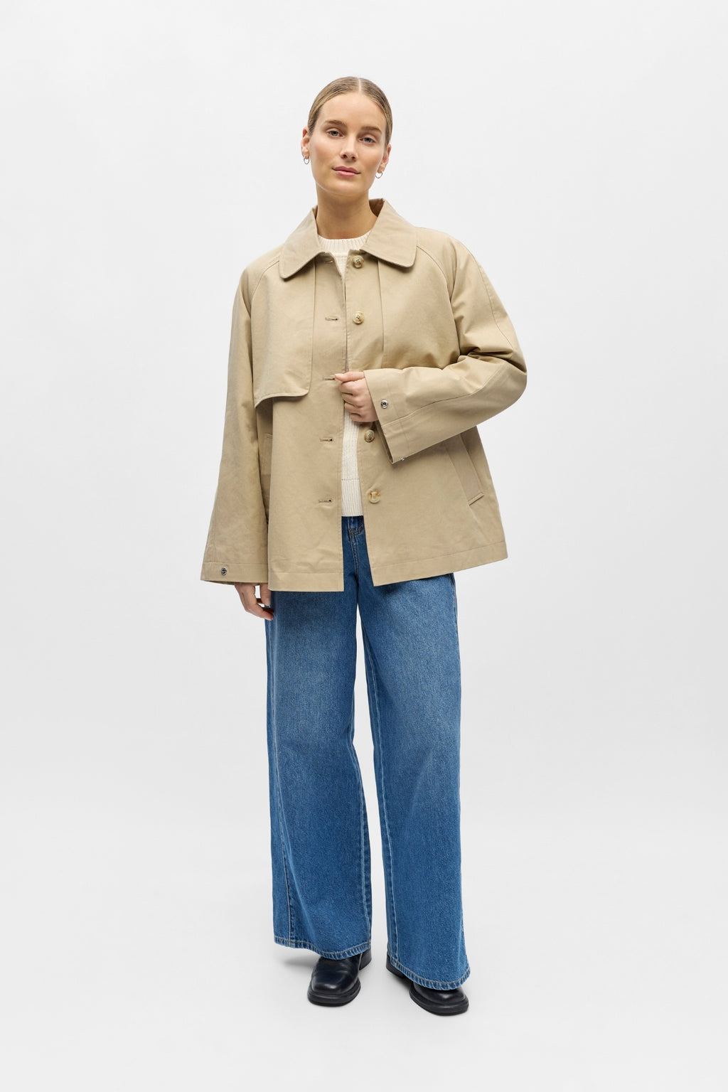 Paula Trench Jacket - Humus