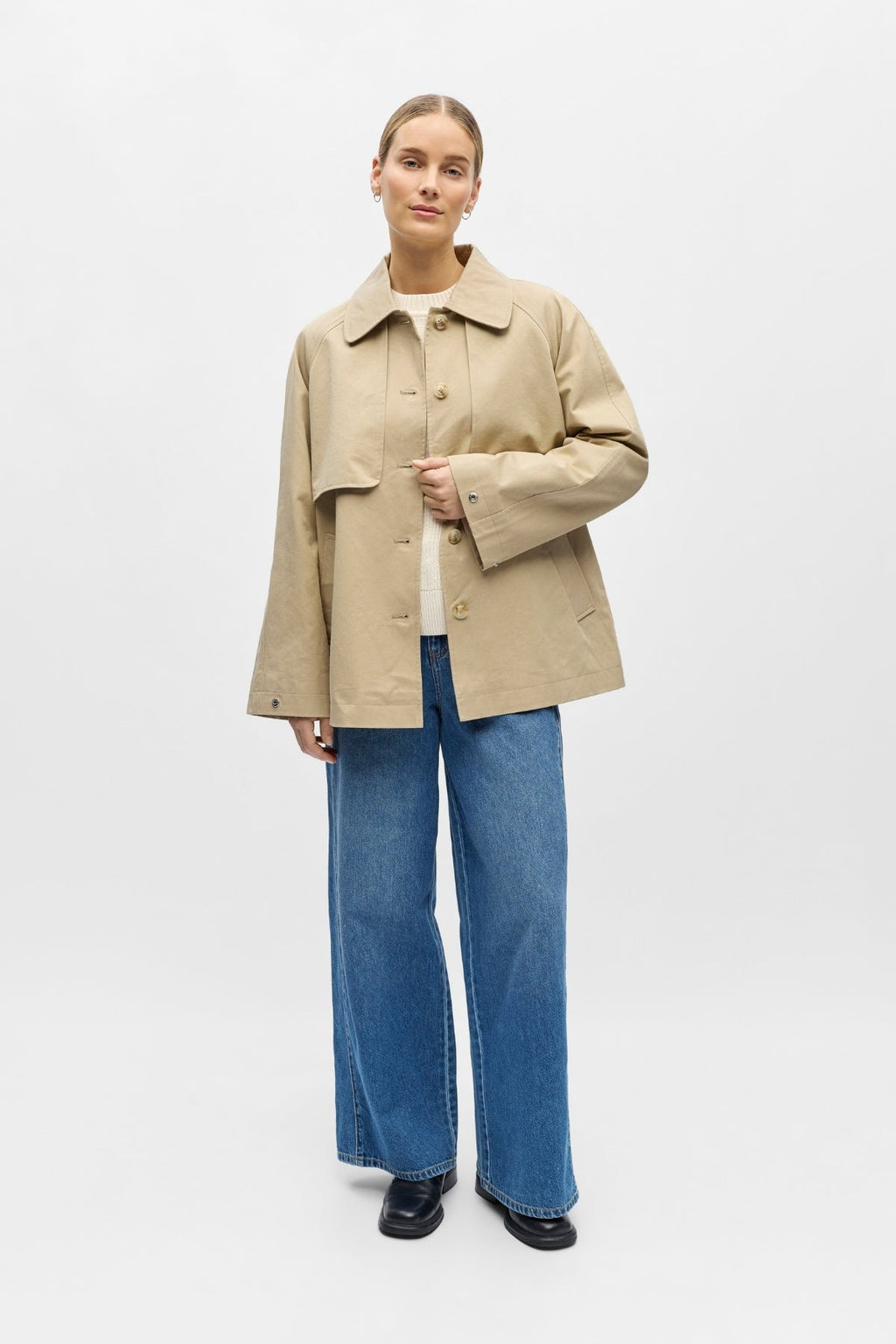 Paula Trench Jacket - Humus