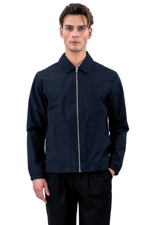 Short Zip Jacket - Navy