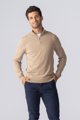 Pullover Half Zip - Sable