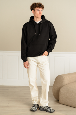 Relaxed Fit Jeans - White Denim