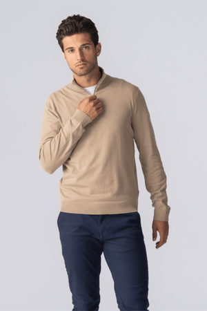 Pullover Half Zip - Sable