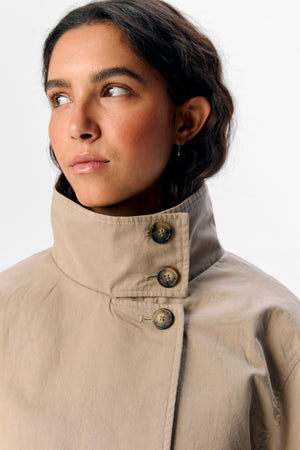 Veste Courte Gro Re - Taupe Désert