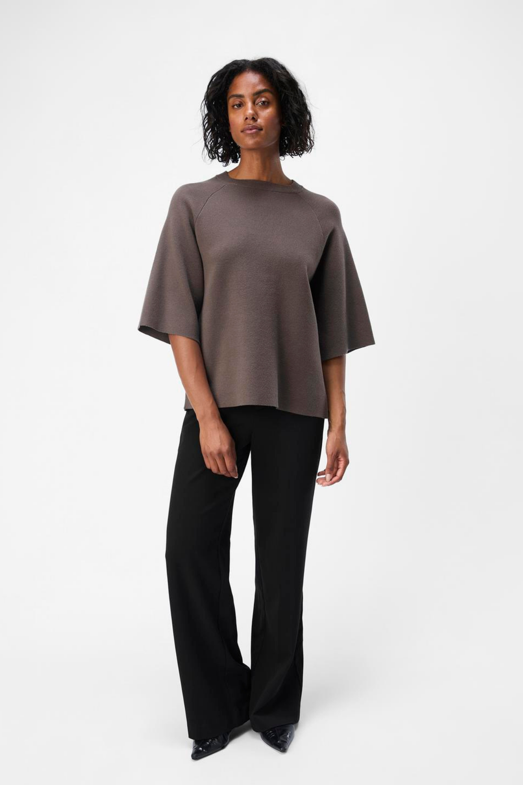 Reynard 2/4 gebreide pullover - Morel