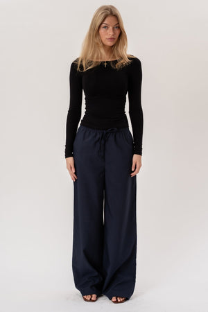 Anastasia large Pants - Marine