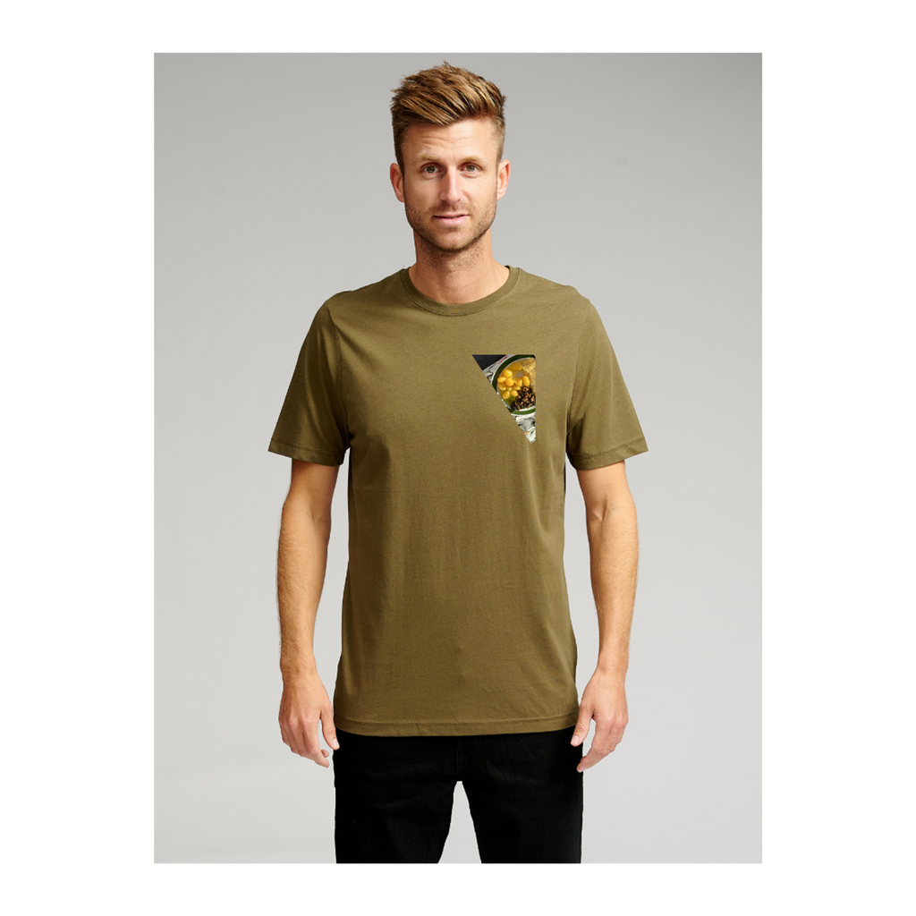 T-shirt de base biologique - Armée