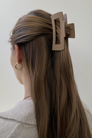 Lina Hair Clip - Khaki