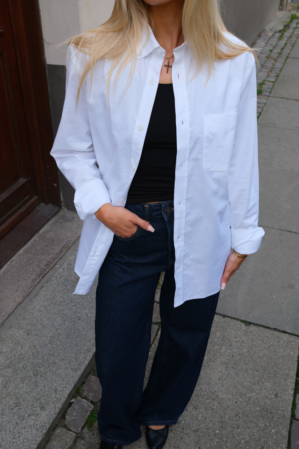 Vriendje Oxford -shirt - wit