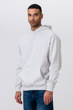 Sweat à capuche sans cordonnage - Ash Grey