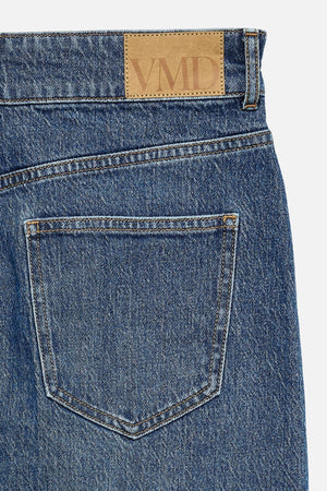 Tessa Pocket Korte rok - Medium Blauwe denim