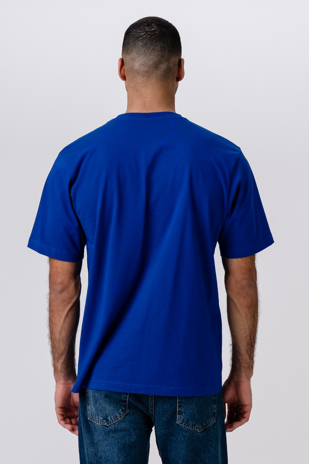 Basic T-shirt - Blauw