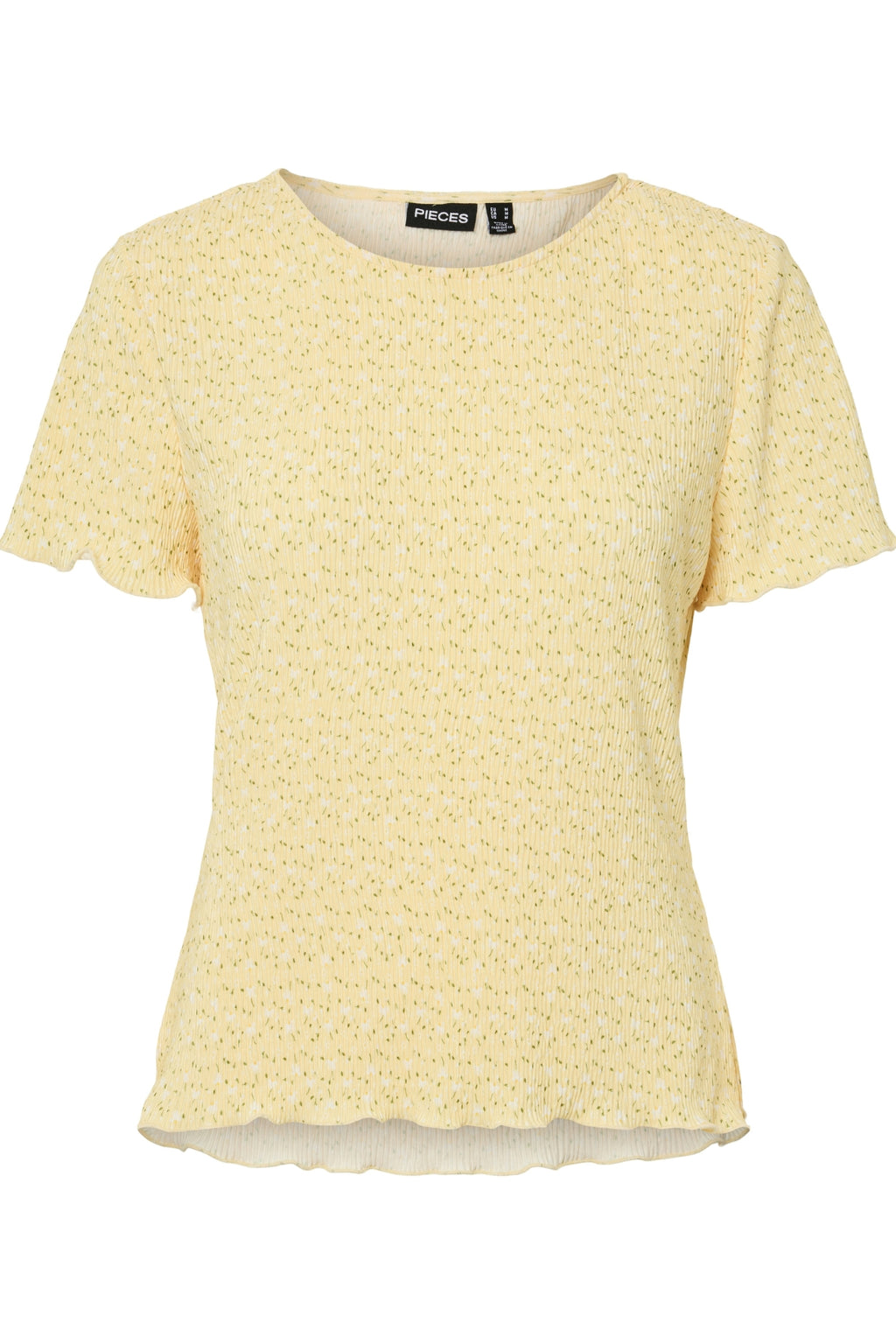 Flora O-Neck Top - French Vanilla