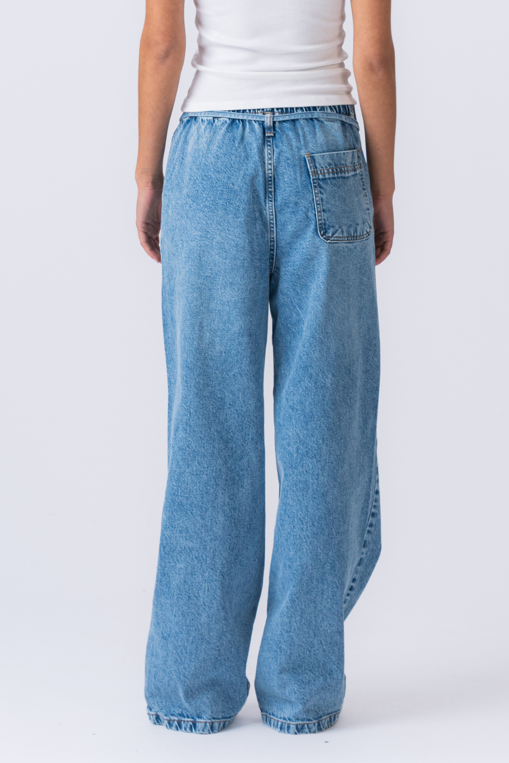 Nicole Baggy Jeans - Medium Blauw
