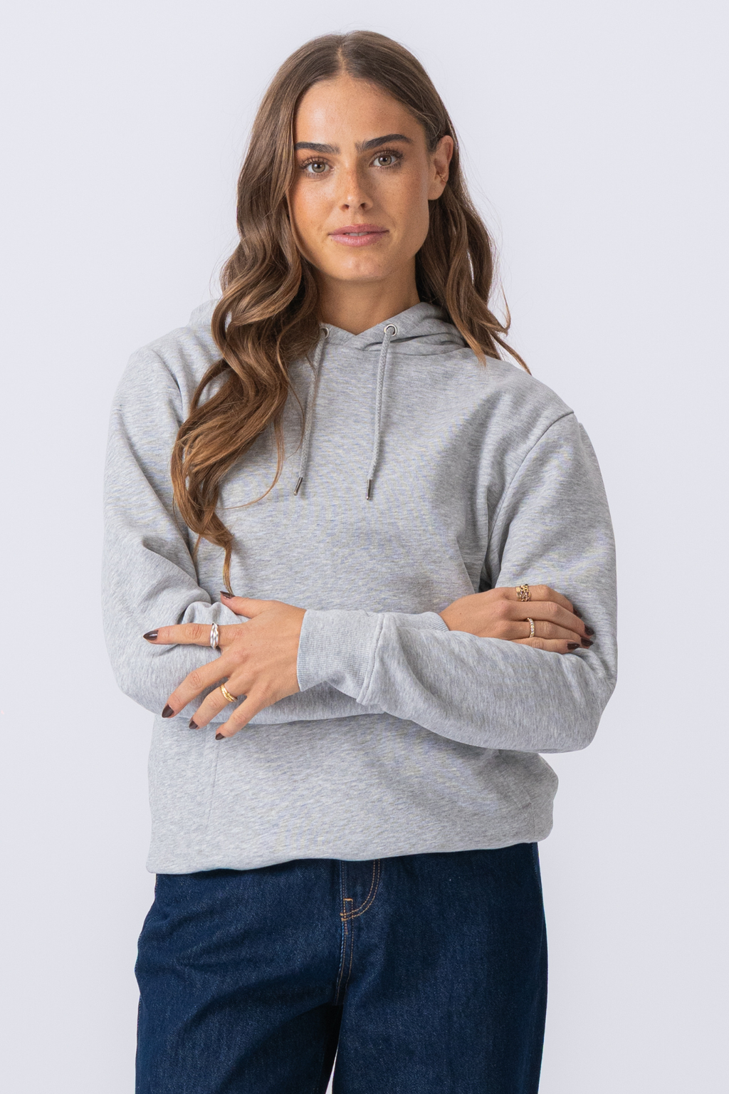Sweatshirt hoodie - Ash Gray