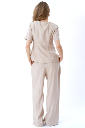 Isolde Pants -Beige