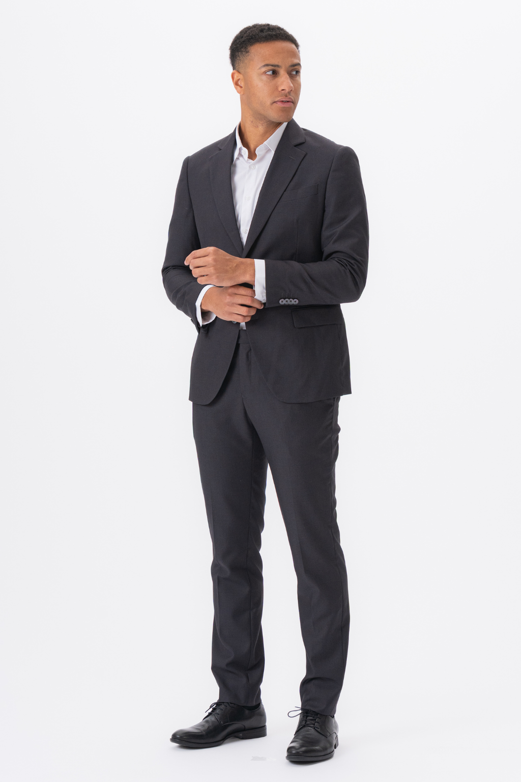 Premium Single-breasted Blazer - Grey-brown