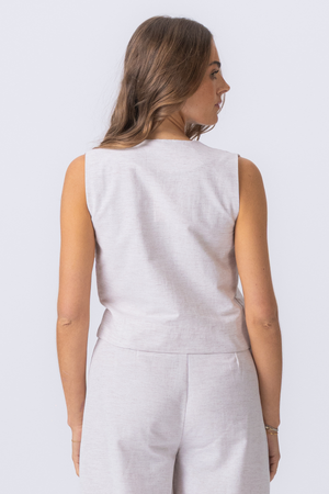 Melissa Vest - Gris clair