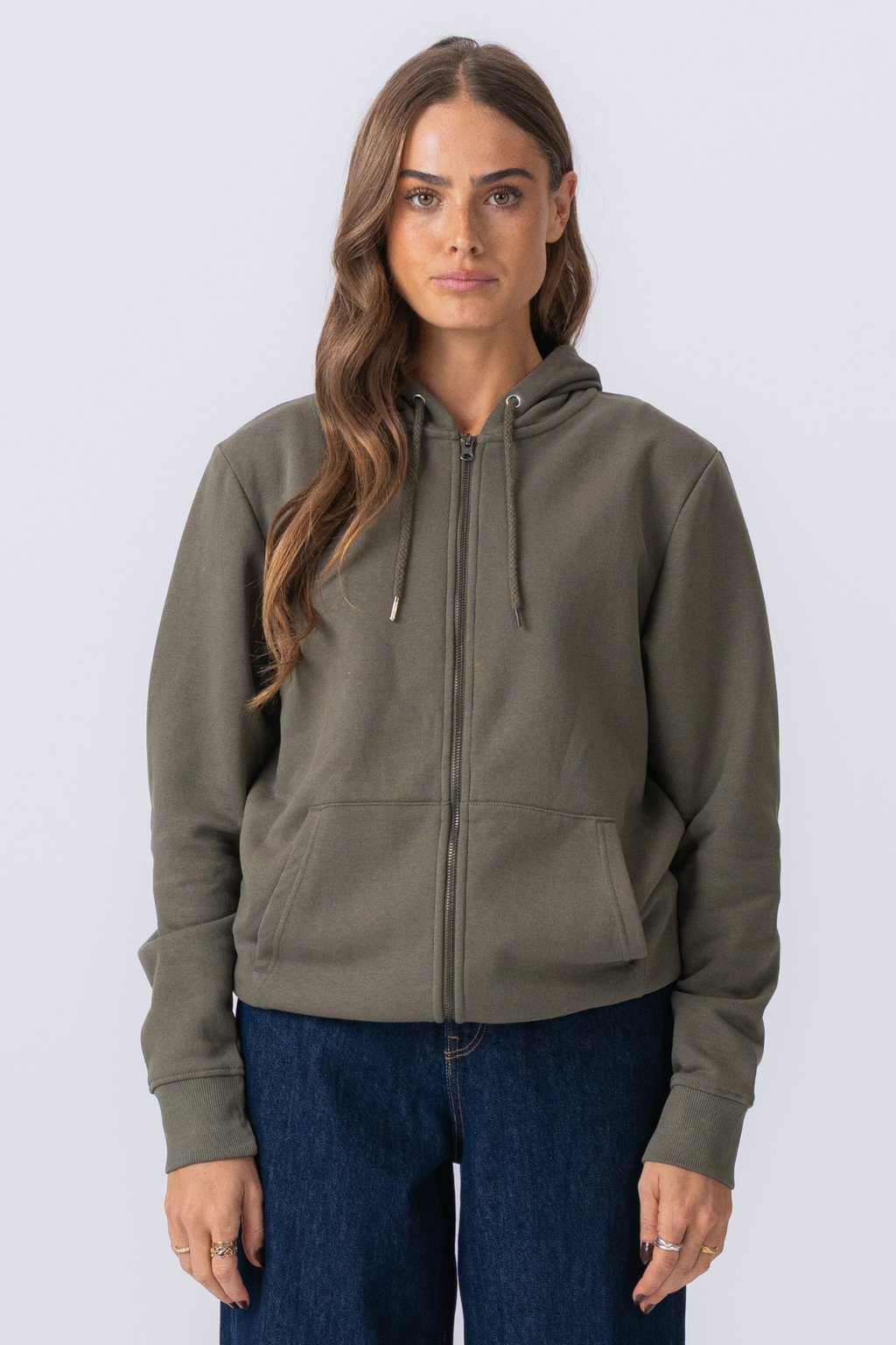 Hoodie zip - vert
