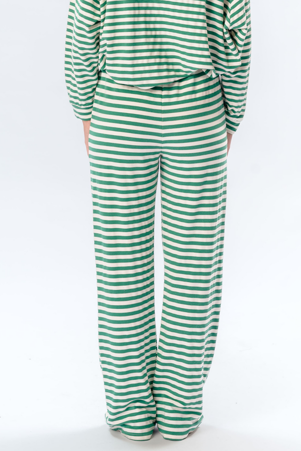 Gestript Pants - Groen