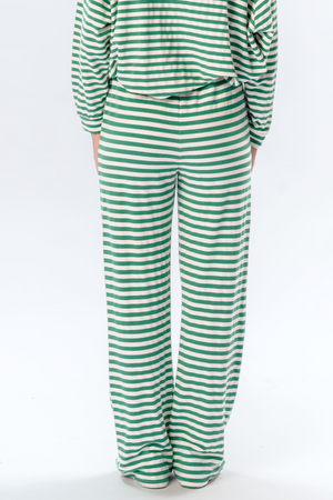 Gestript Pants - Groen