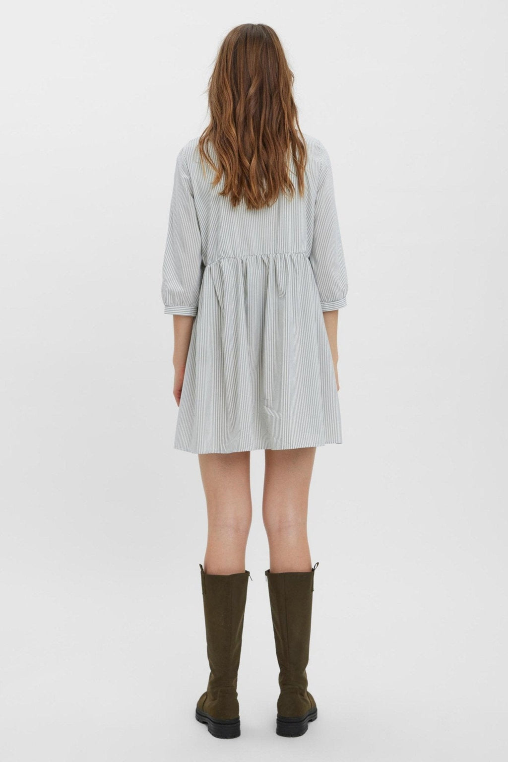 Sisi 3/4 jurk - groen