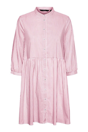 Sisi 3/4 jurk - parfait roze