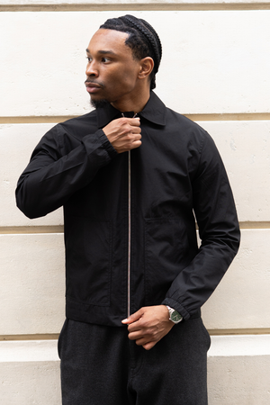 Short Zip Jacket - Black