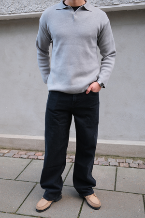 William Regular Jeans - Solid Black