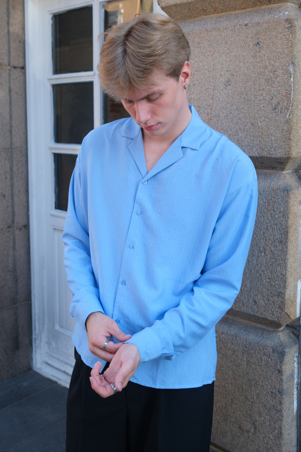 Antonio Shirt - Sky Blauw