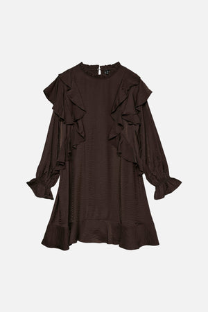 Robe de flocation courte Lizzi - Torte au chocolat