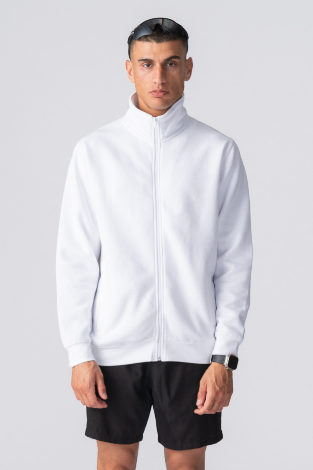 Ulan Sweat Zip Jacket - Blanc