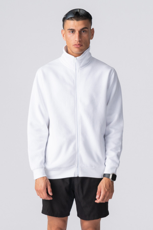 Ulan Sweat Zip Jacket - Blanc