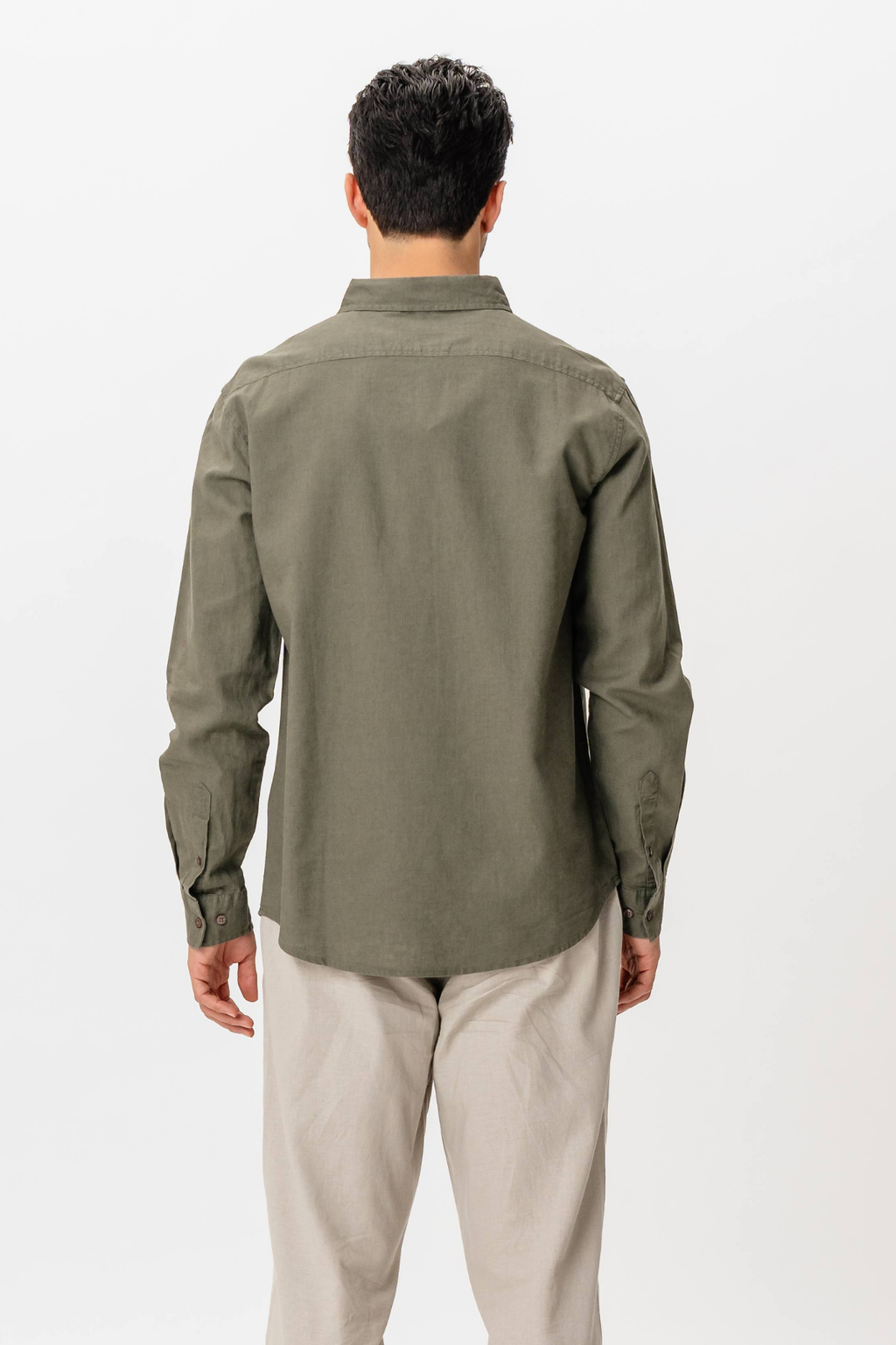 Chemise en lin - armée