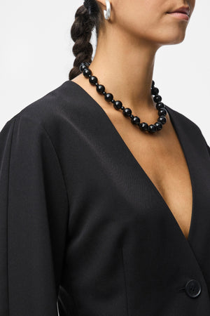 Blazer ajusté Kamil - Noir