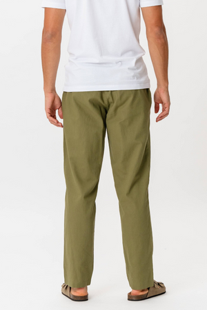 Linen Pants - Green