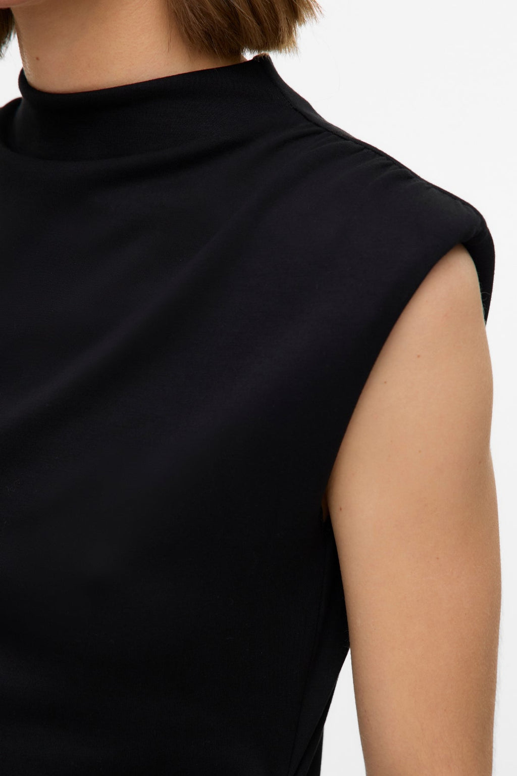 Robe courte Nelli High Neck - Black