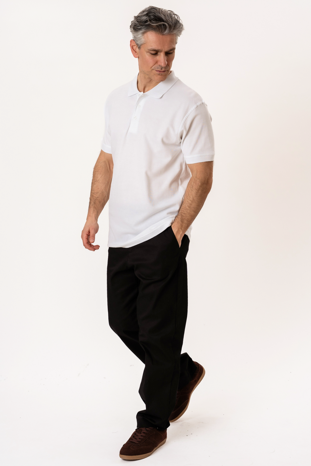 Basic Polo - Wit